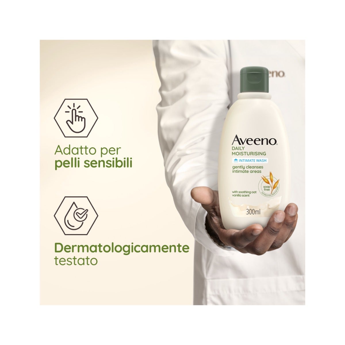 Aveeno Daily Moisturising Detergente Intimo 300 ml