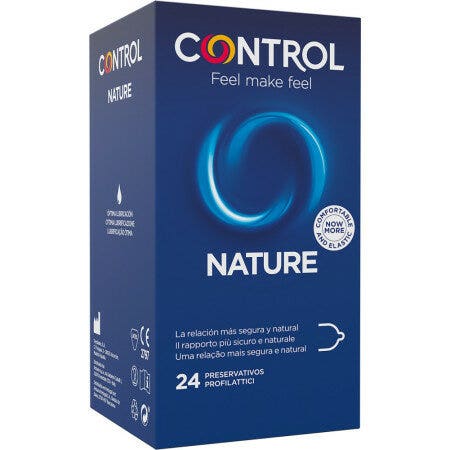 Control New Nature 2.0 24 préservatifs naturels sûrs