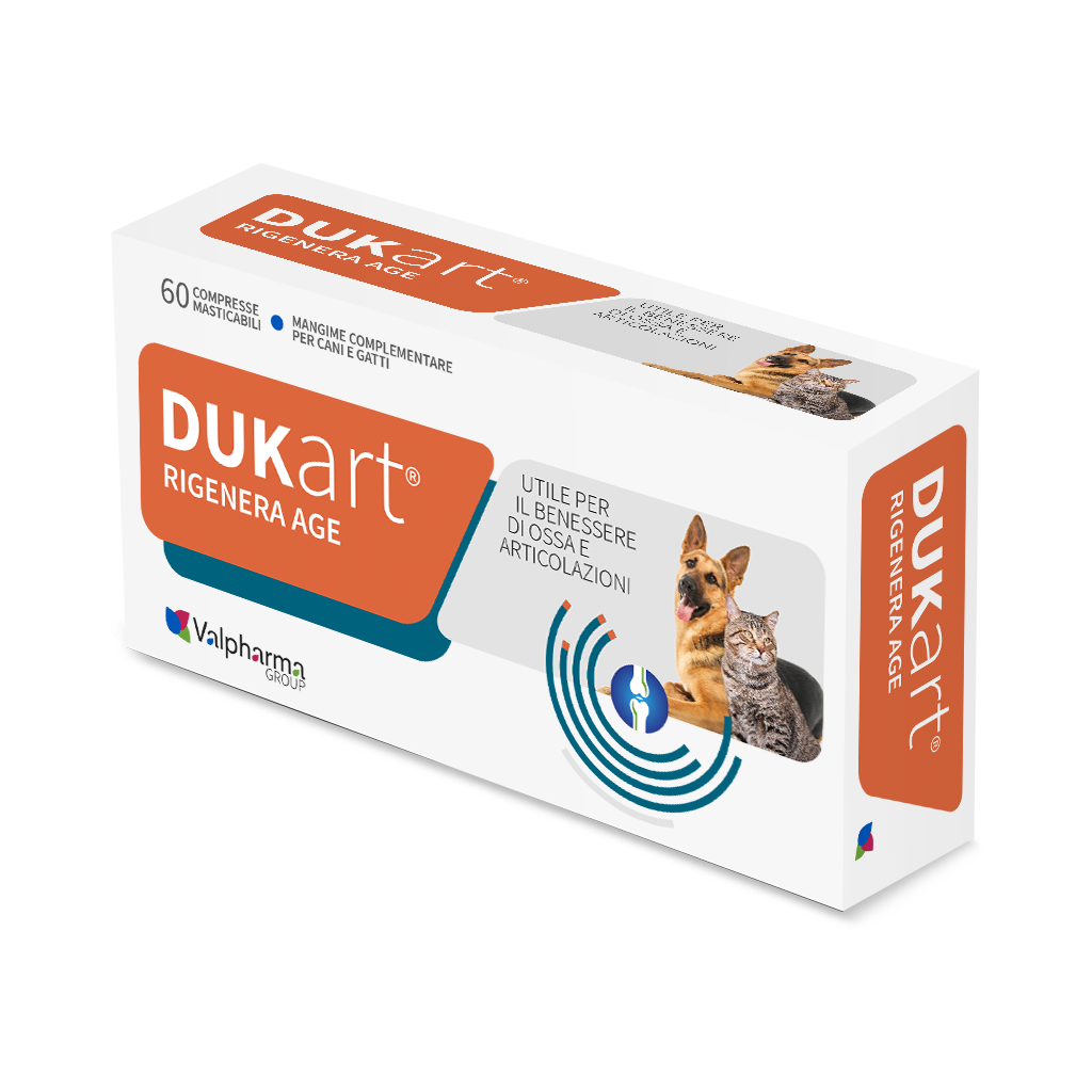 Dukart Rigenera Age 60 Compresse Masticabili Cani/Gatti
