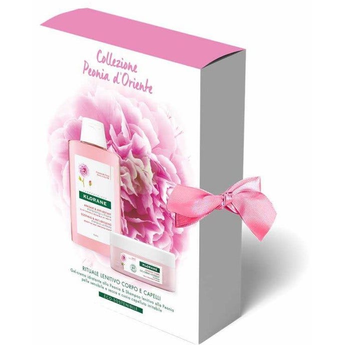 Klorane Coffret Pivoine d'Orient Gel-Crème Hydratant 200 ml + Shampooing Pivoine 200 ml
