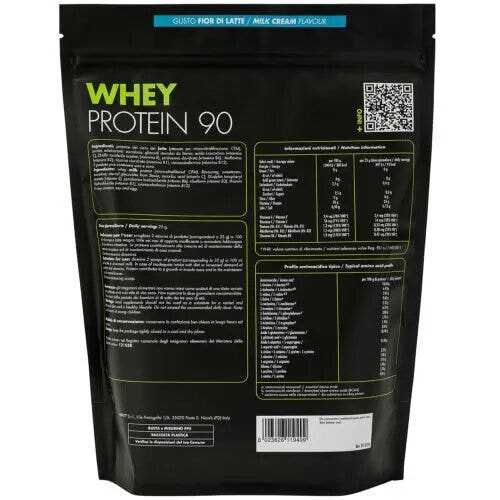 '+Watt Whey Protein 90 Doypack saveur Fiordilatte 750 g