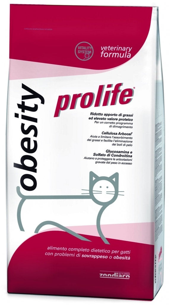 Prolife Veterinary Obesity Croquettes pour chats, sac de 1,5 kg