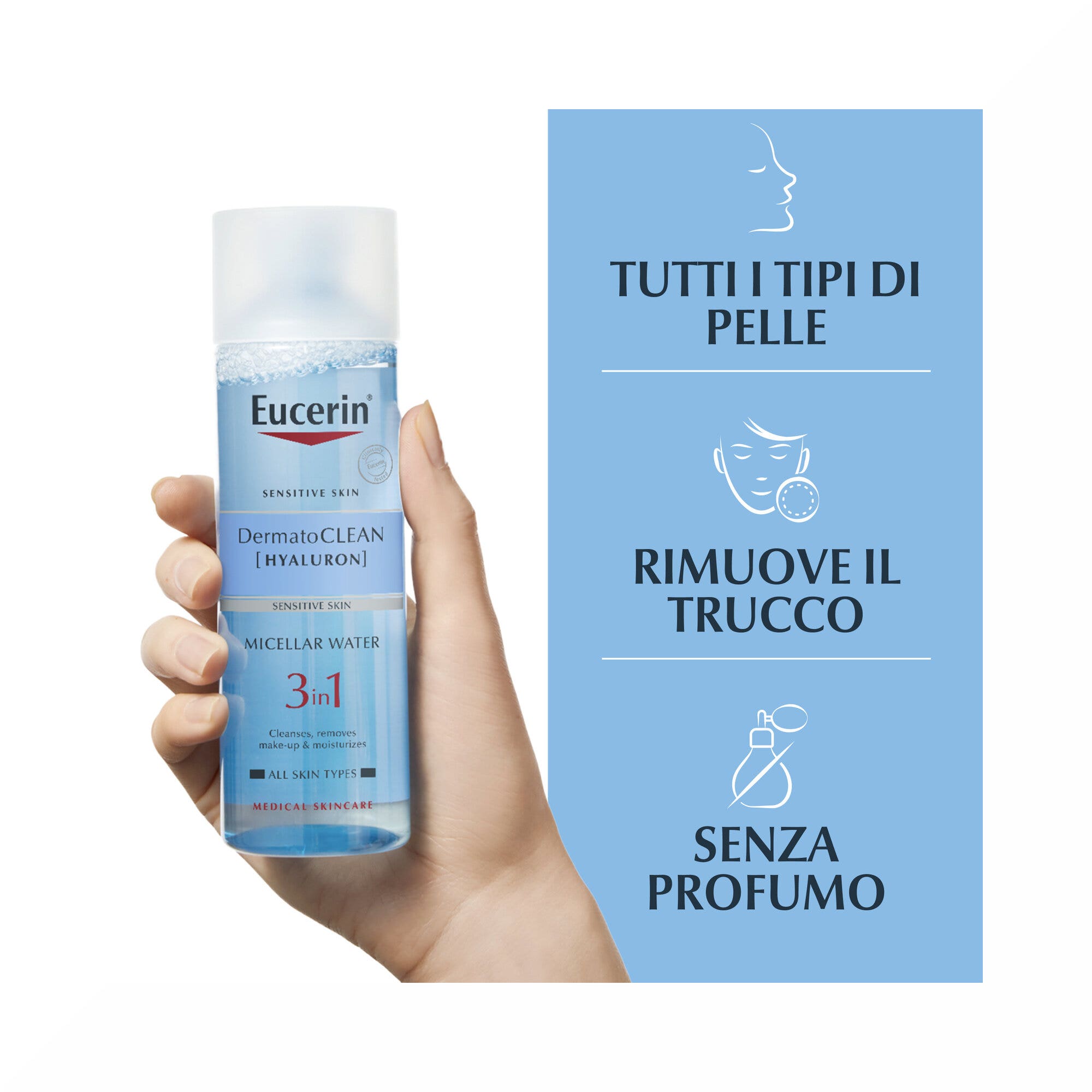 Eucerin Dermatoclean Eau micellaire 200 ml