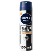 Nivea Men Black & White Invisible Ultimate Impact Spray Déodorant anti-transpirant 125 ml