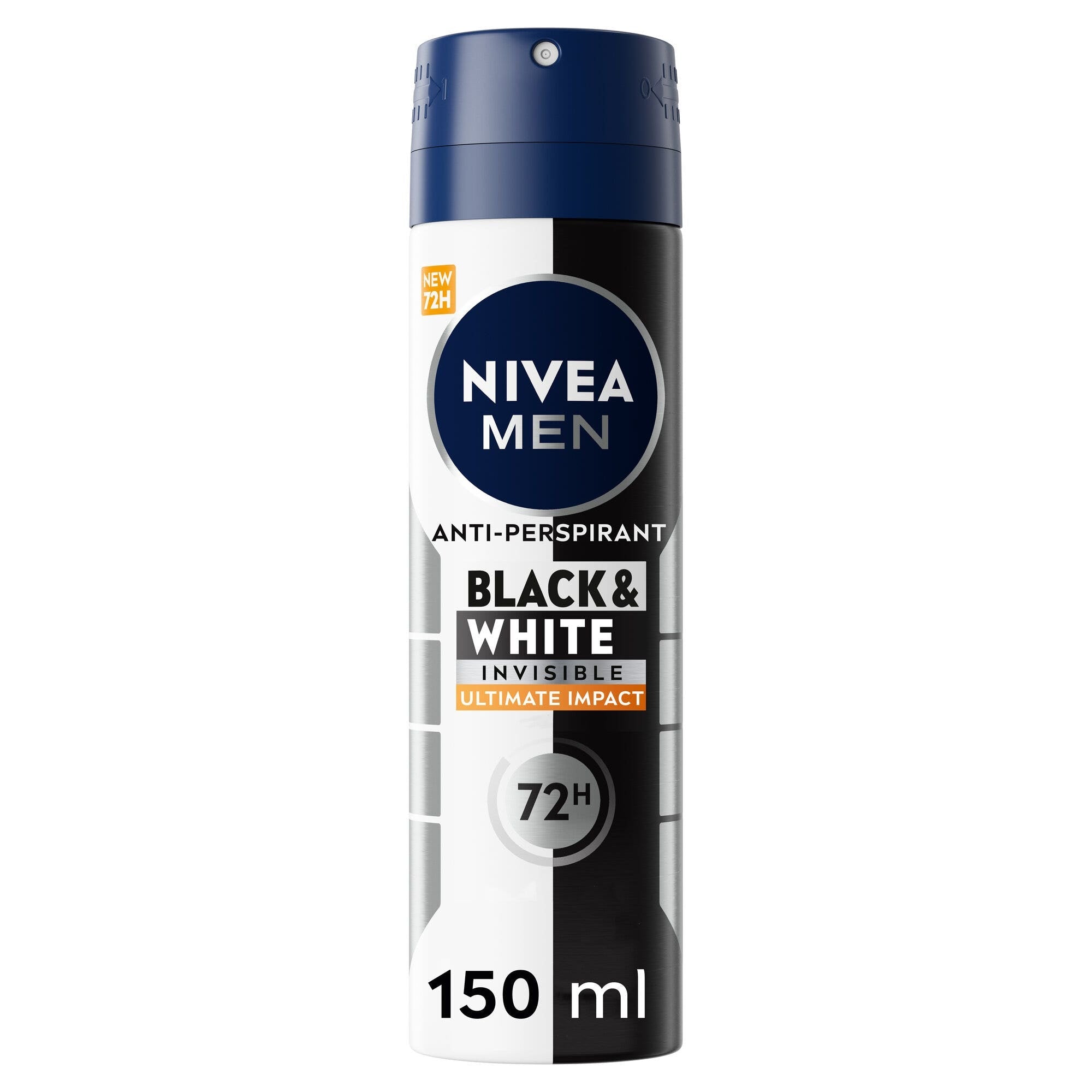 Nivea Men Black & White Invisible Ultimate Impact Spray Déodorant anti-transpirant 125 ml