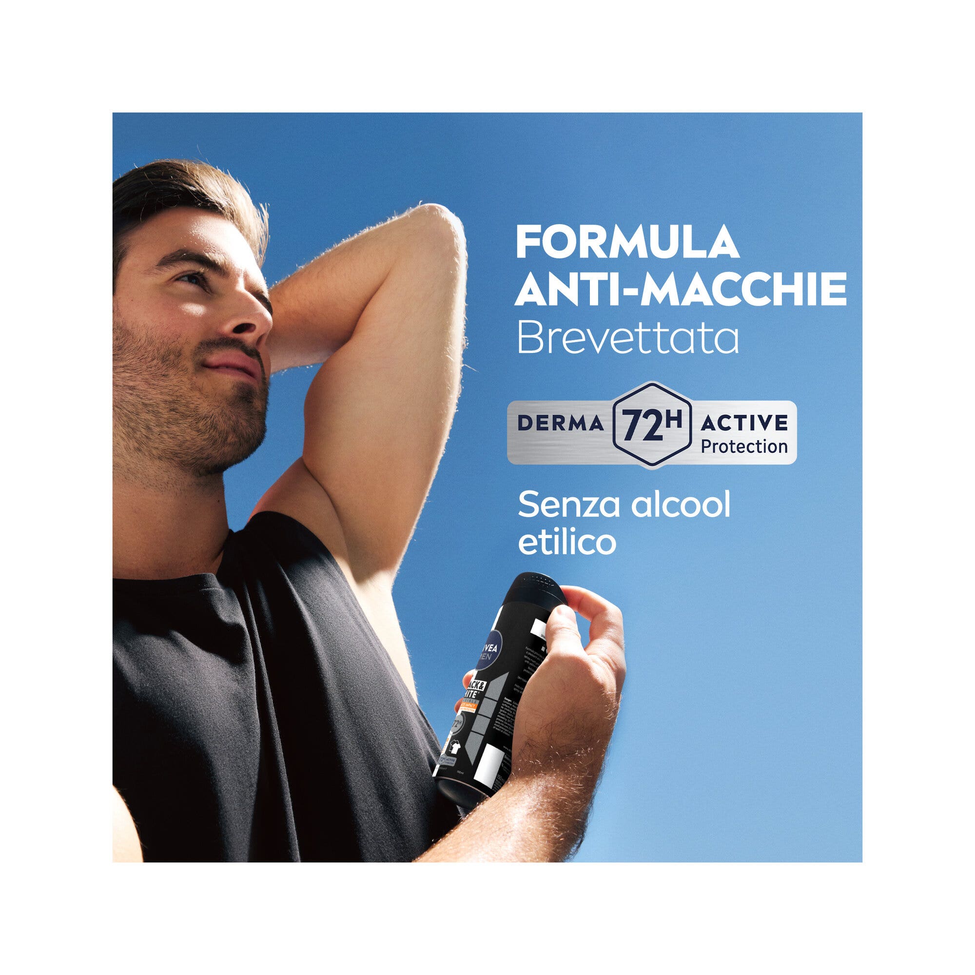 Nivea Men Black & White Invisible Ultimate Impact Spray Déodorant anti-transpirant 125 ml
