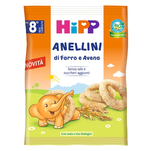Hipp Bio Anneaux d'épeautre et d'avoine 30 g