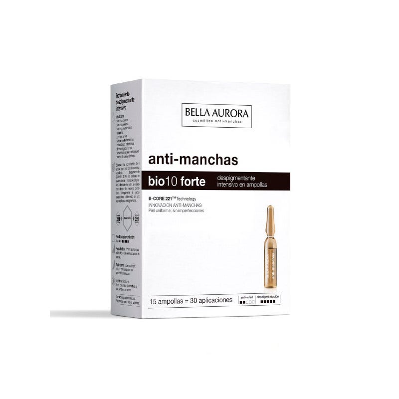 Bella Aurora Bio10 Forte Trattamento Anti-Macchie Intensivo 15 Fiale