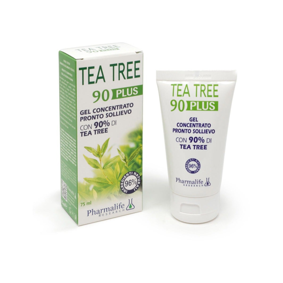 Pharmalife Tea Tree 90 Plus Gel Concentré Soulagement Immédiat 75 ml