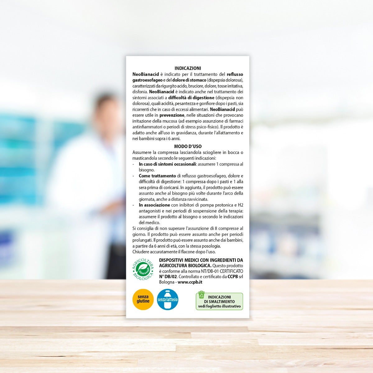 Aboca Neobianacid 70 comprimés à croquer
