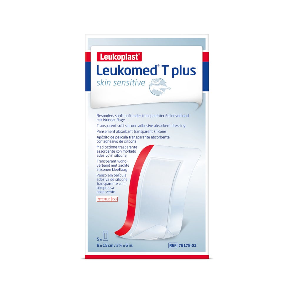Leukomed T Plus Medicazione Post Operatoria Trasparente Impermeabile 8x15cm 5 Pezzi