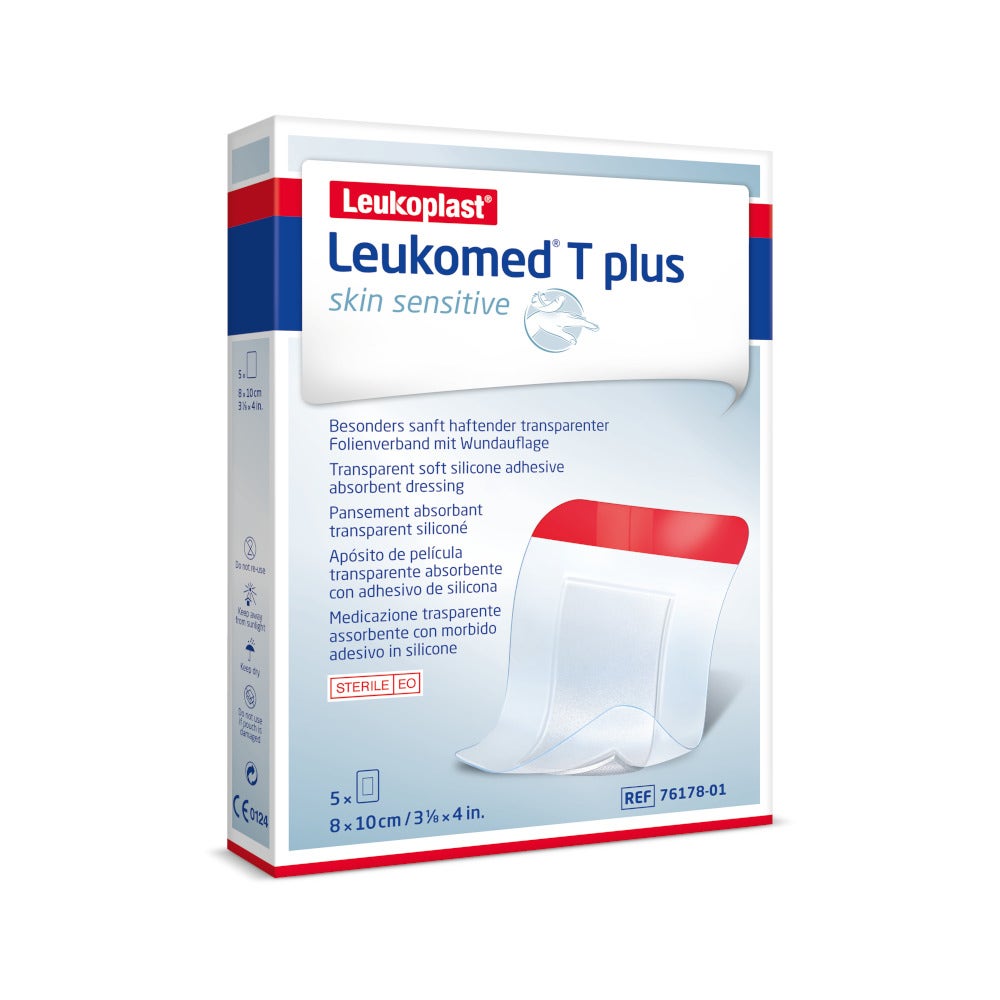 Leukomed T Plus Medicazione Post Operatoria Trasparente Impermeabile 8x10cm 5 Pezzi