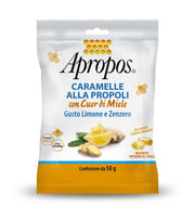 Apropos Bonbons durs au citron et au gingembre Cuor Di Miele 50 g