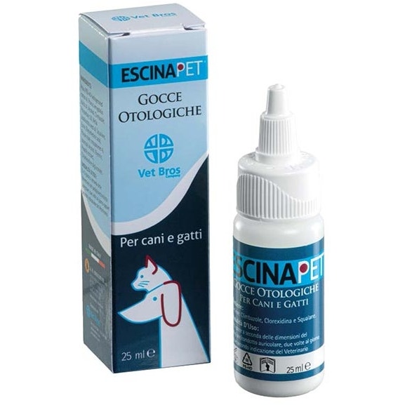 Escinapet Gouttes otologiques pour chiens/chats 25 ml