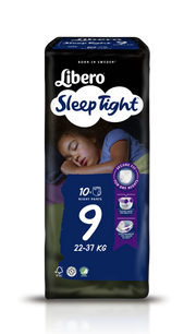Libero SleepTight 9 couches de nuit pour enfants 22-37 kg 10 pièces