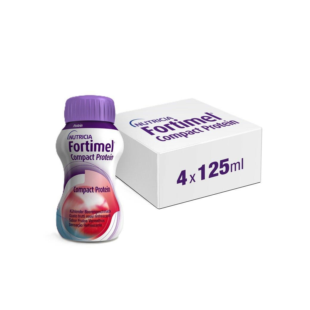 Fortimel Compact Protein Cool Frutti Rossi 4x125ml