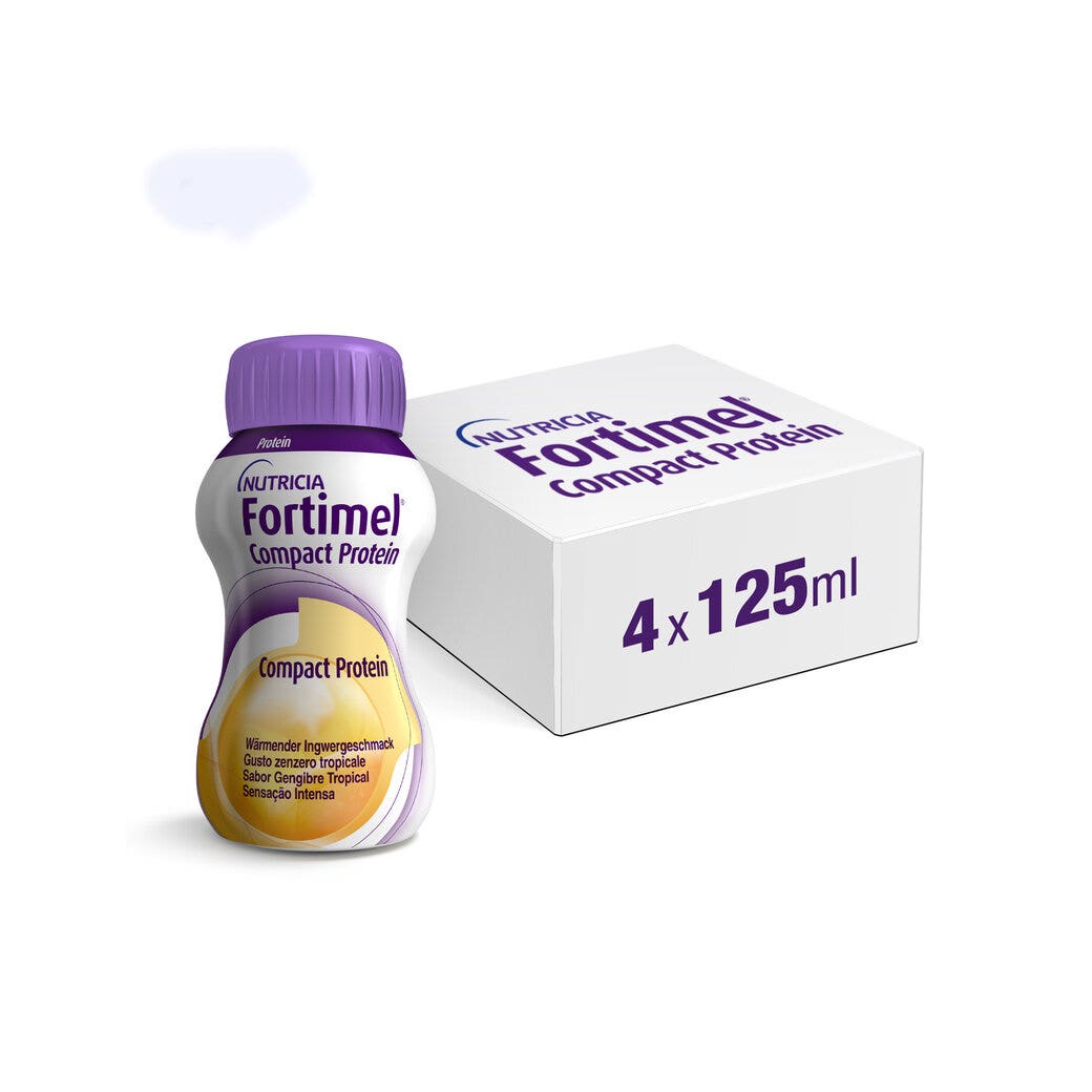 Fortimel Compact Protein Gingembre Tropical 4x125ml