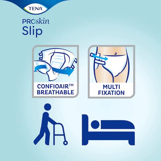 Tena Slip Ultima Couches-culottes pour l'incontinence taille L 21 pièces