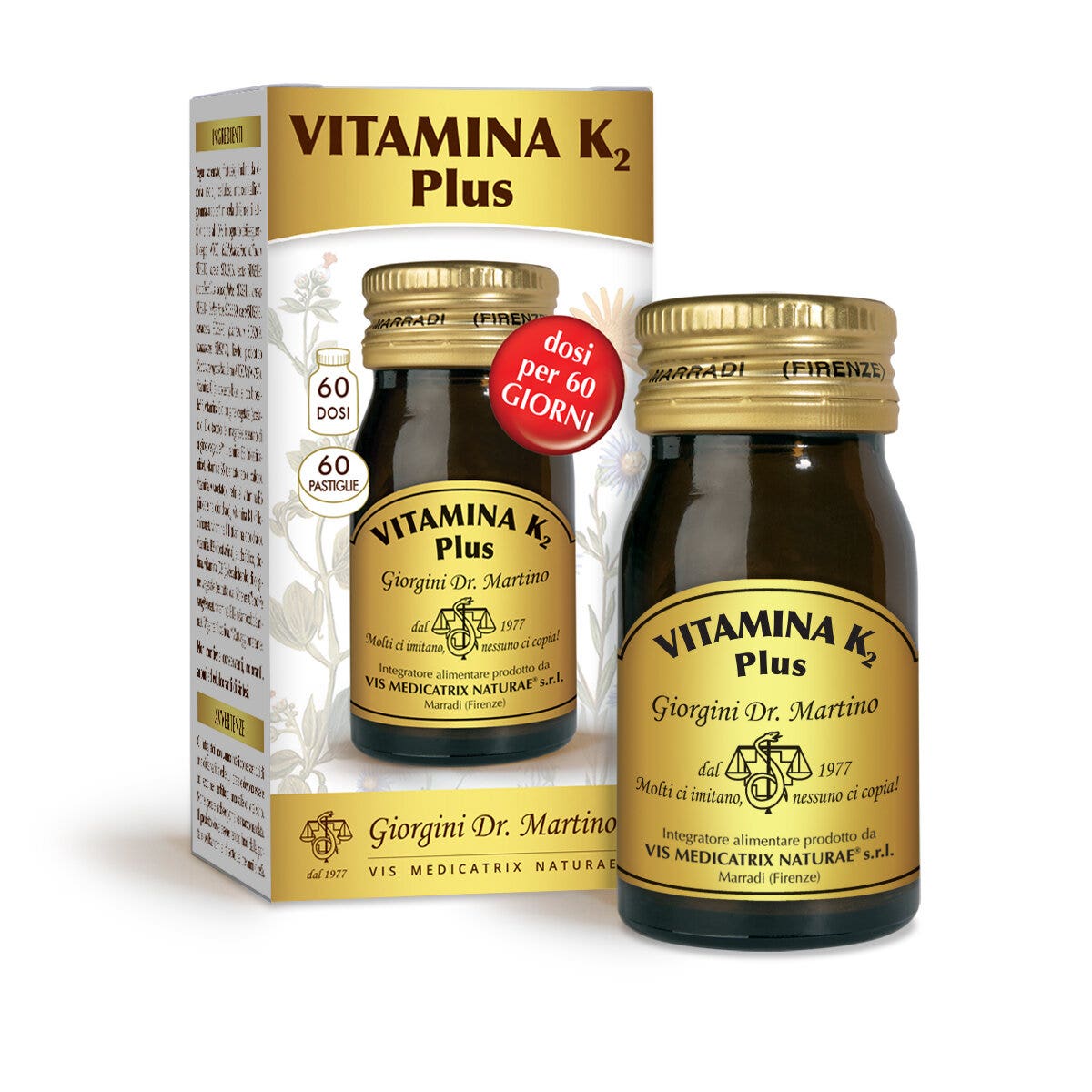 Dr.Giorgini Vitamine K2 Plus 60 comprimés