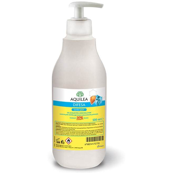 Aquilea Difesa Sanigel Gel désinfectant au citron 500 ml
