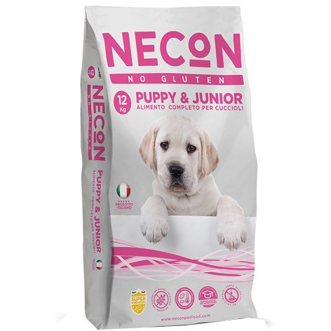 Necon Puppy & Junior pour chiots et chiennes, sac de 12 kg