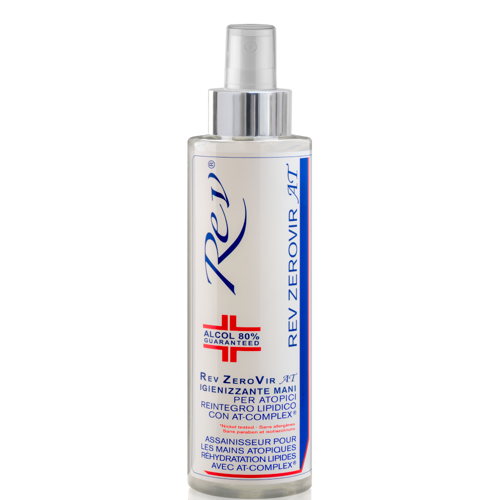 Rev Zerovir At Spray désinfectant pour les mains 100 ml