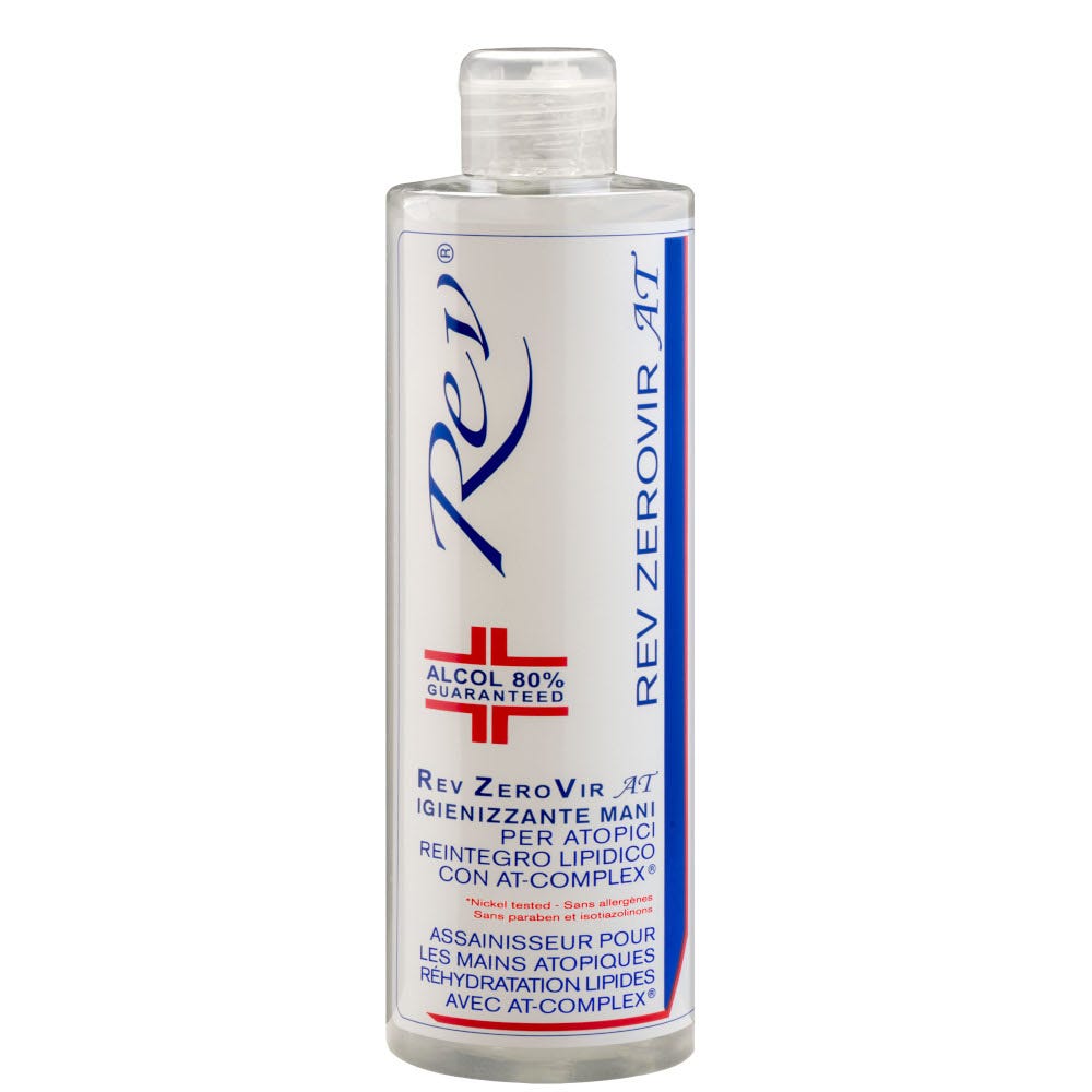 Rev Zerovir At Gel désinfectant pour les mains 500 ml