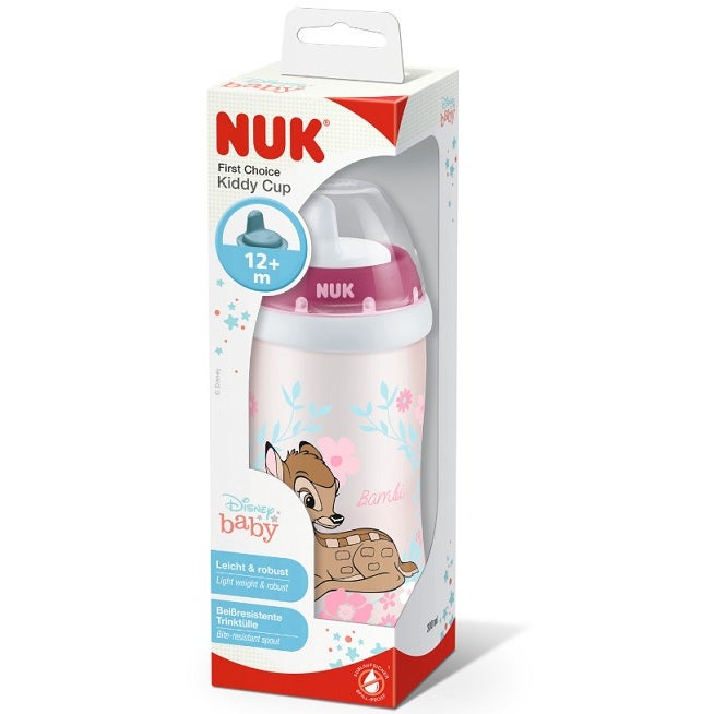 Nuk Tasse Kiddy Cup Bambi avec bec 1 pièce 12 mois+