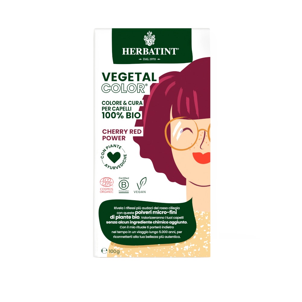 Herbatint Vegetal Color Cherry Red Power Ciliegia 100g