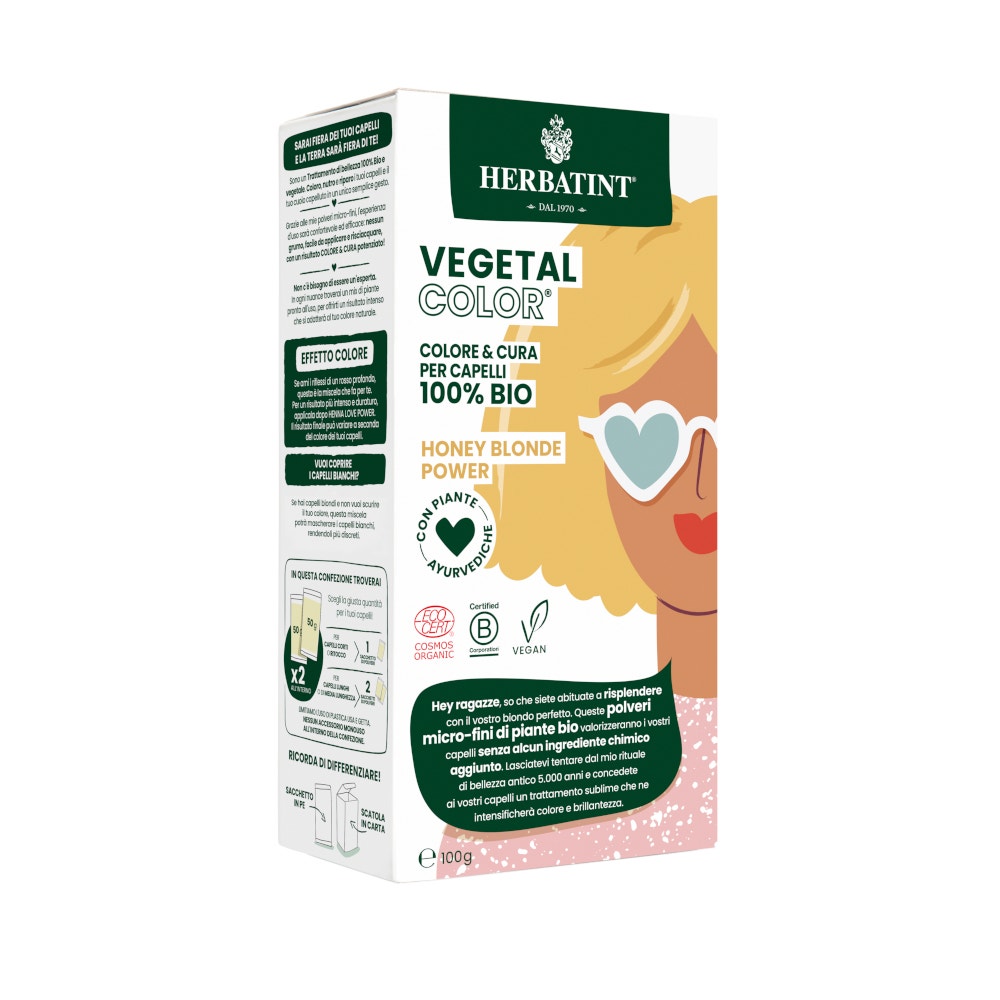 Herbatint Vegetal Color Honey Blond Power Blond Miel 100 g