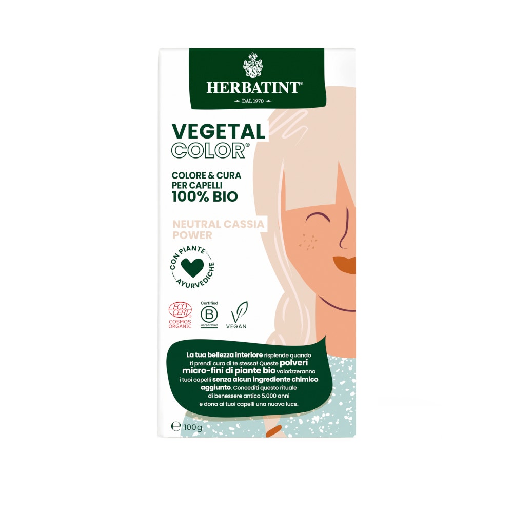 Herbatint Vegetal Color Neutral Cassia Power Henné Neutre 100 g