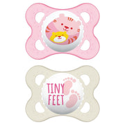 Mam Original Set Sucettes pour filles 2-6 mois motifs assortis