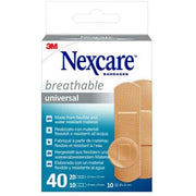 3m Nexcare Universal Pansements Universal Breathable Assortis 40 pièces