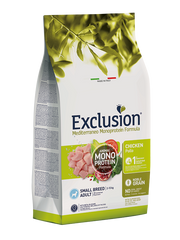 Exclusion Mediterraneo Monoprotein Noble Grain Crocchette Pollo Per Cani Adulti Taglia Piccola Sacco 500g