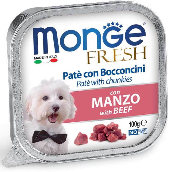 Monge Supreme Morceaux de thon aux petits pois et mini-carottes pour chatons, sachet de 80 g