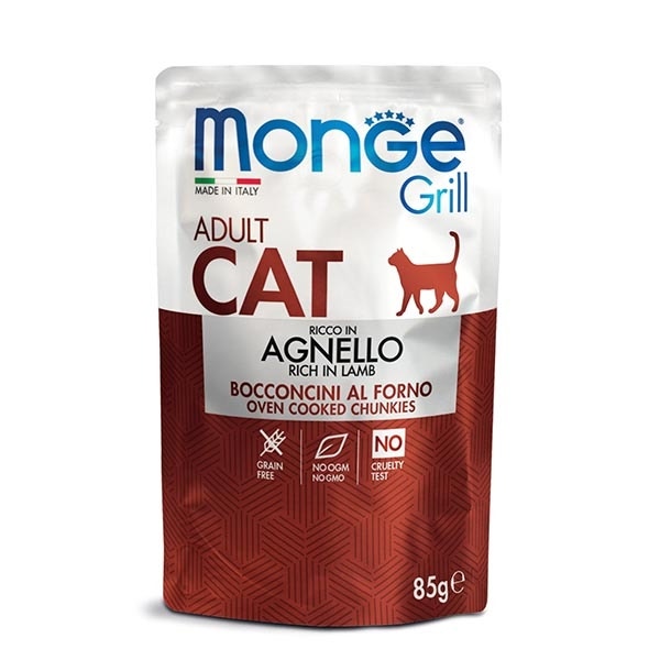 Monge B Wild Grain Free Saumon aux Légumes Nourriture Humide pour Chats Adultes 100 g