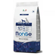 Monge Poulet pour chiens adultes de taille moyenne, sac de 3 kg