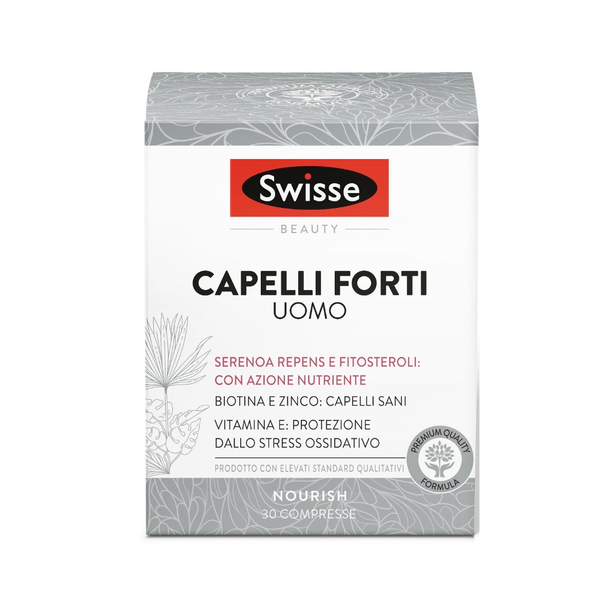 Swisse Cheveux Forts Homme 30 comprimés