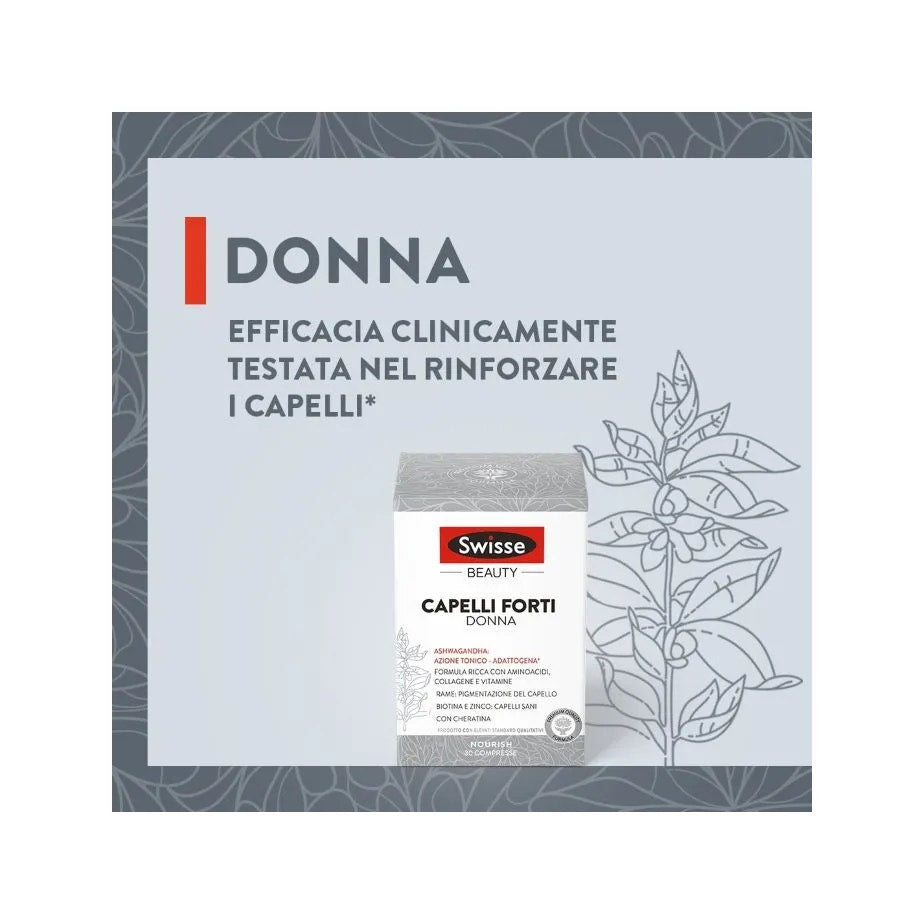 Swisse Capelli Forti Donna 30 Compresse