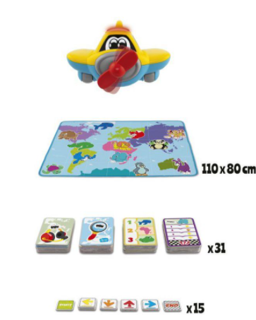 Chicco Jeu Adventure Airlines Italien 2-6 ans