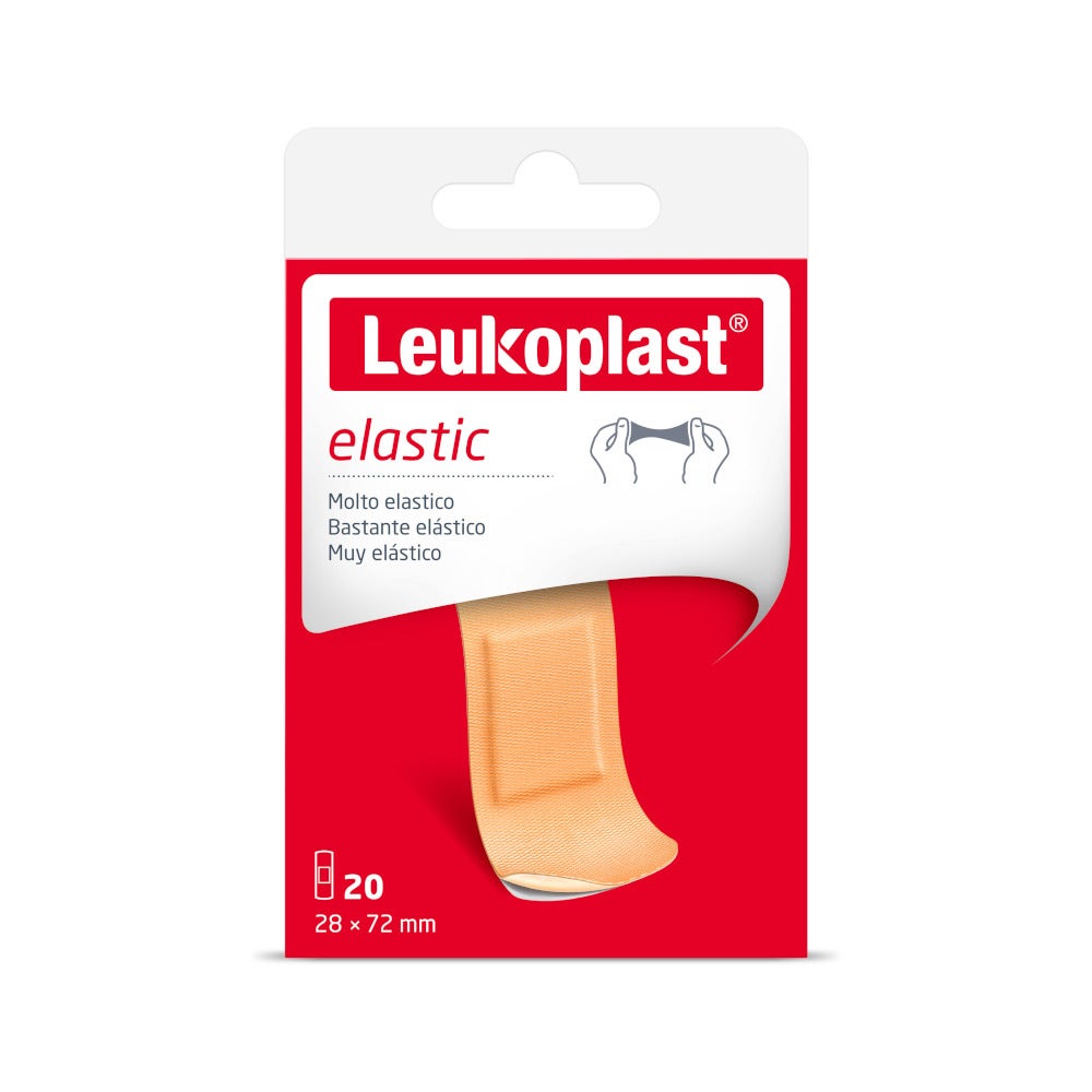 Leukoplast Elastic 72 x 28 mm 20 pièces