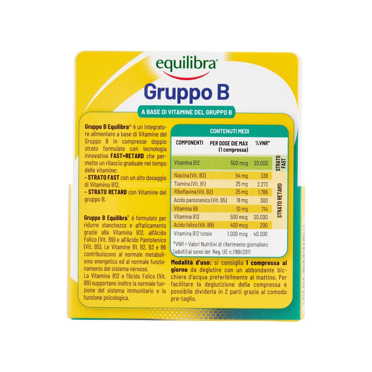 Equilibra Groupe B 30 comprimés