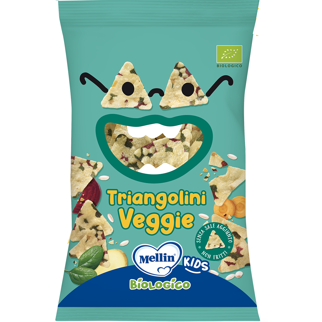 Mellin Snack Triangolini Veggie 30 g