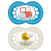 Mam Original Sucette en silicone pour garçon, lot de 2, 16 mois et plus