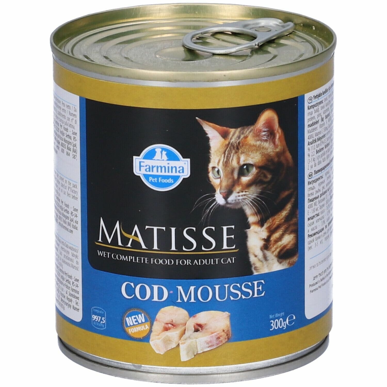 Matisse Cat Mousse de morue pour chats adultes 300 g
