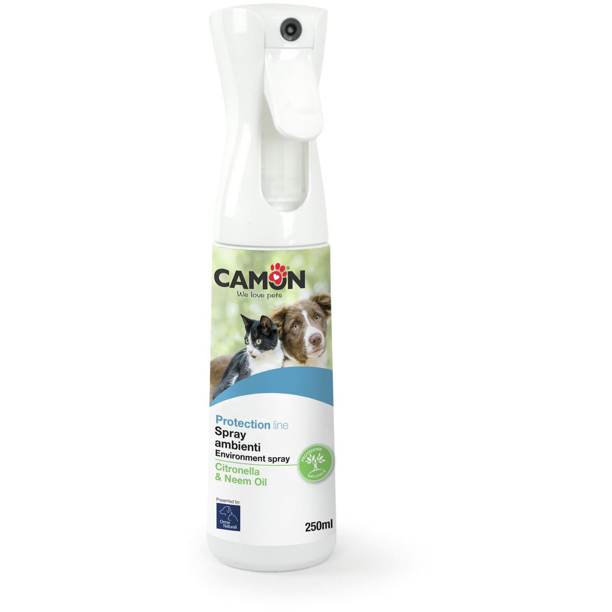 Camon Protection Spray d'ambiance au neem et à la citronnelle pour chiens/chats 250 ml