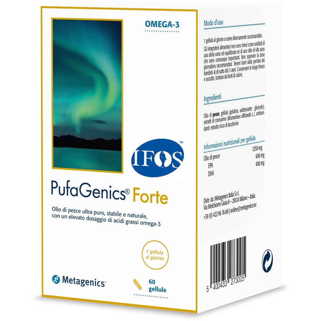 PufaGenics Forte 60 gélules : complément alimentaire oméga-3