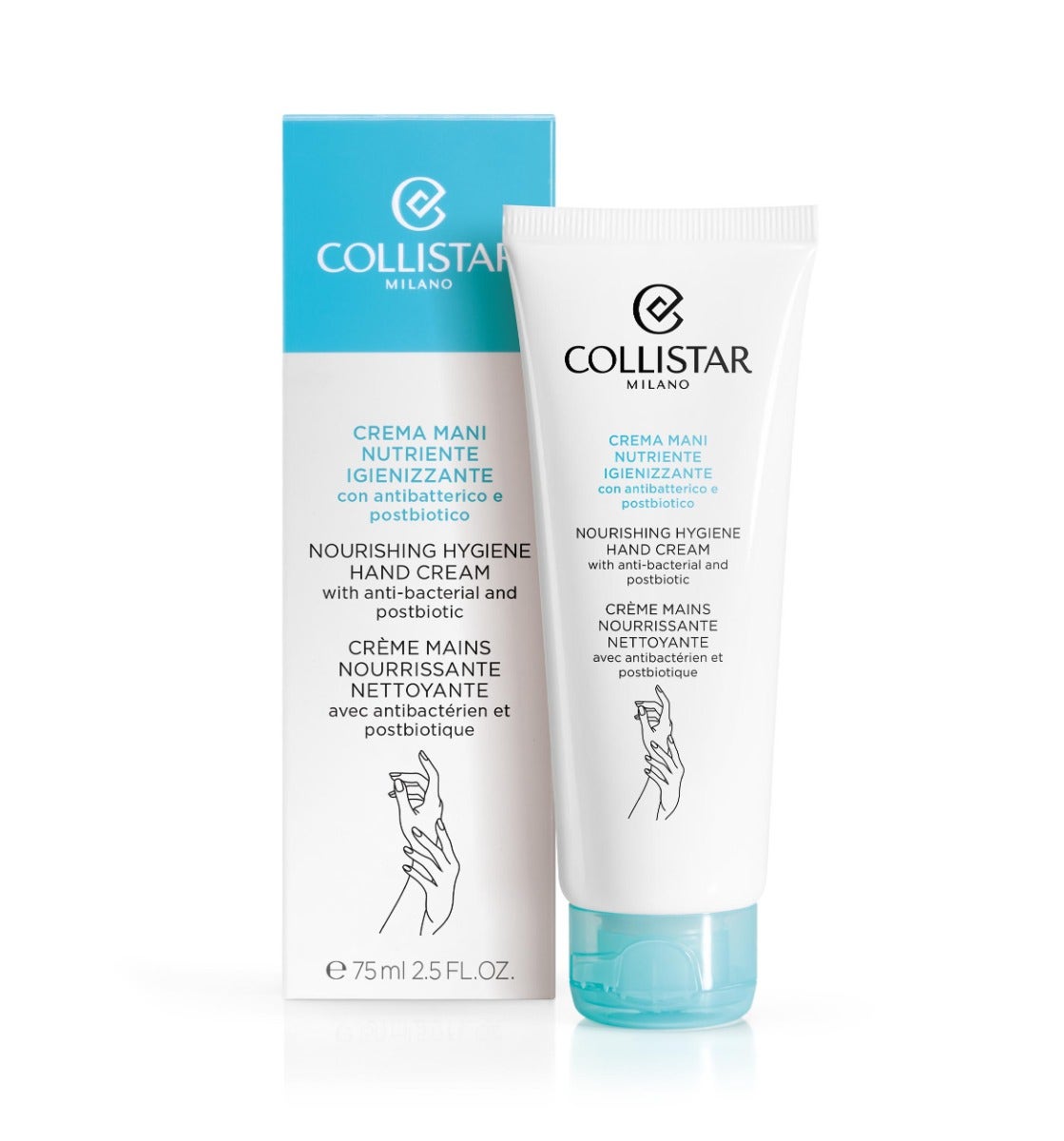 Collistar Crema Mani Nutriente Igienizzante 75ml