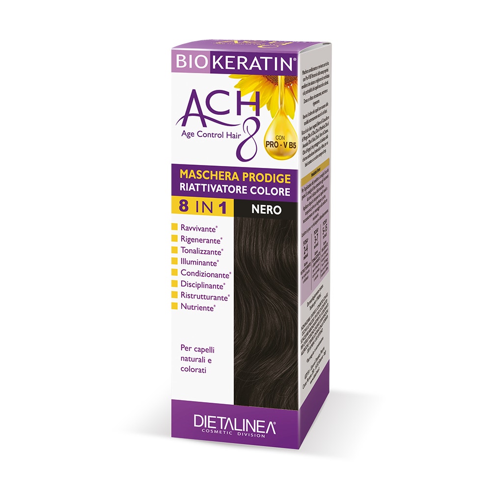 Biokeratin ACH 8 Maschera Prodige Riattivatore Colore Nero Per Capelli 150ml
