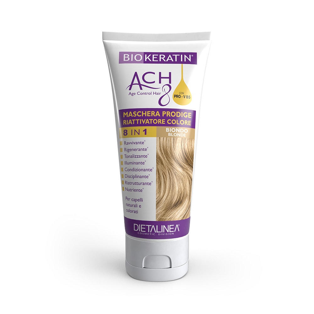 Biokeratin ACH 8 Maschera Prodige Riattivatore Colore Biondo Per Capelli 150ml
